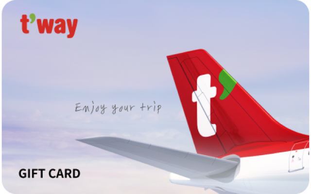티웨이항공 모바일 금액권
