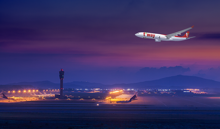 환승 라운지 유럽 홍보 배너