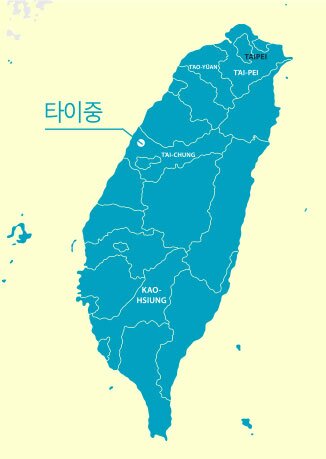 타이중_지도