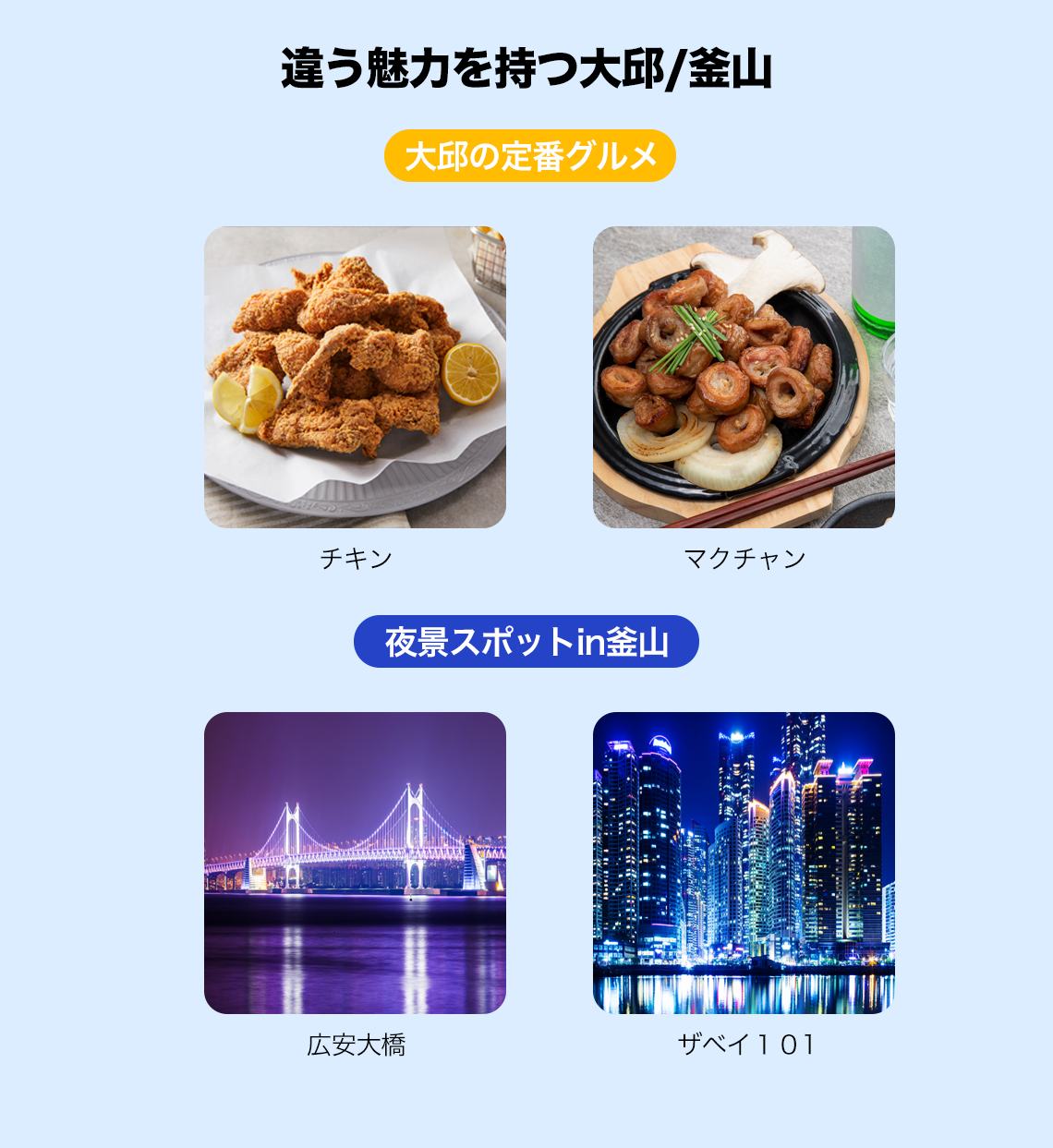 違う魅力を持つ大邱/釜山