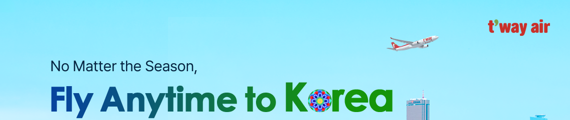 No Matter the Season, Fly Anytime to Korea