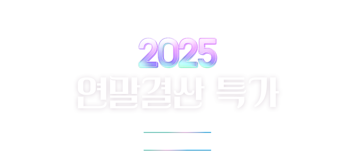 2025 연말결산 특가