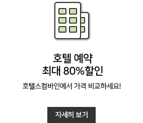호텔 예약 최대 80%할인